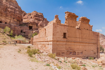 Qasr Al Bint (Temple of Dushares) in the ancient city Petra, Jordan