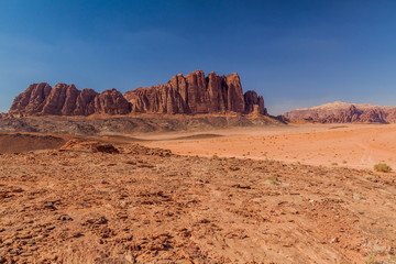 Rocks in Wadi Rum desert, Jordan