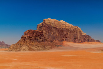 Fototapeta premium Landscape of Wadi Rum desert, Jordan