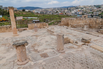 Fototapeta na wymiar Church of Bishop Isaiah at the ancient city Jerash, Jordan
