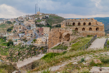 Obraz premium Ruins of Karak castle, Jordan