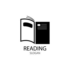 Book Education Logo Template vector illustration design