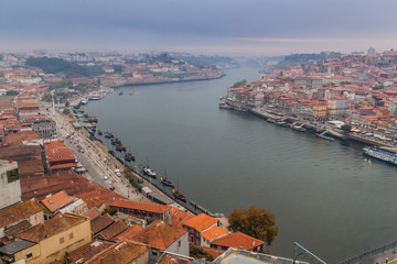River Douro in Porto, Portugal.