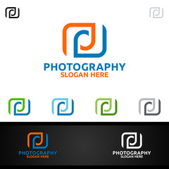 Abstract Camera Photography Logo