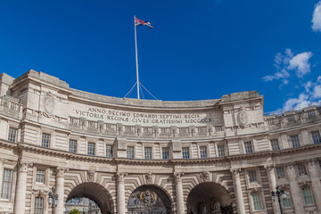 View of Admiralty Arch in London, United Kingdom