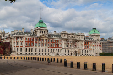 Fototapeta na wymiar Admiralty Extension building in London, United Kingdom.