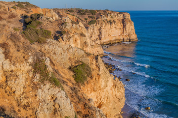 Rocky cliffs near Lagos, Portugal
