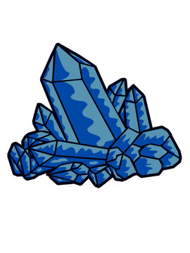 recommend clip art: Kristall Edelstein Blau 
