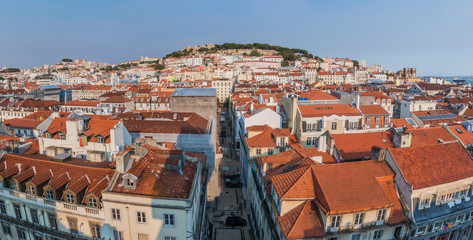 Skyline of Lisbon downtown, Portugal