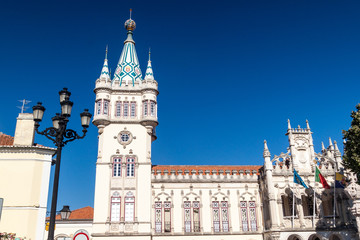 Fototapeta na wymiar Town Hall (Camara Municipal) in Sintra, Portugal