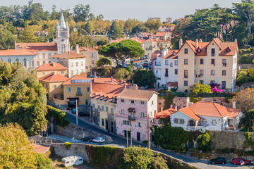 View of Sintra town, Portugal