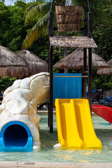 children playground in park