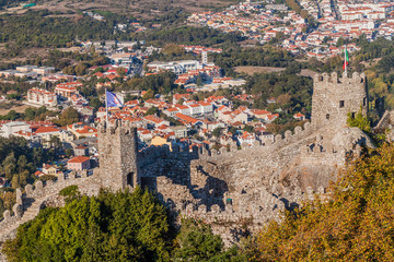 Obraz premium View of Sintra from the Castelo dos Mouros castle, Portugal