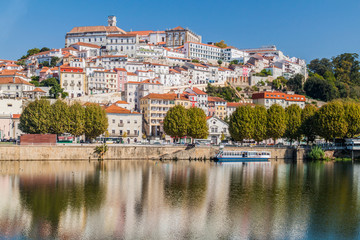 Skyline of central Coimbra, Portugal