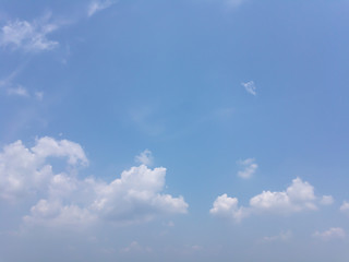 blue sky with clouds