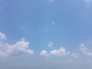 blue sky with clouds