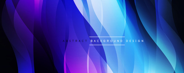 Dynamic trendy simple fluid color gradient abstract background with line effects. Vector Illustration For Wallpaper, Banner, Background, Card, Book Illustration, landing page