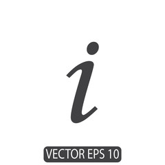 Information Icon Design, Vector Template