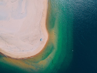 Beach from above