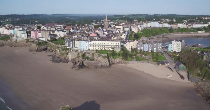 United Kingdom, Wales, Dyfed, Pembrokshire, Tenby, South Beach