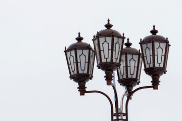 Fototapeta na wymiar Street lamps.
