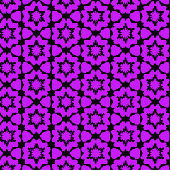 Abstract geometric pattern in ornamental style. Seamless desing texture for greeting card.