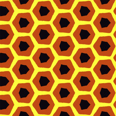 Abstract geometric pattern in ornamental style. Seamless desing texture for greeting card.