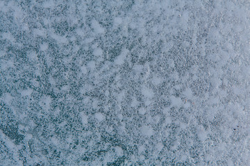 Ice bricks with bubbles of air inside. Abstract ice crystal texture. Clear ice background.