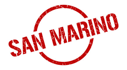 San Marino stamp. San Marino grunge round isolated sign