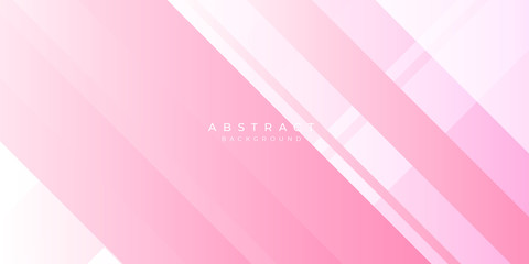 Pink white abstract background geometry shine and layer element vector for presentation design. Suit for business, corporate, institution, party, festive, seminar, and talks.
