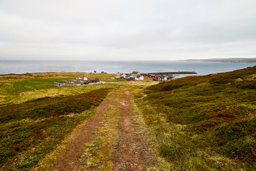 Tundra landscape in the north of Norway or Russia