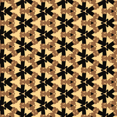 Abstract geometric pattern in ornamental style. Seamless desing texture for greeting card.