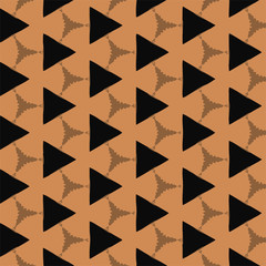 Abstract geometric pattern in ornamental style. Seamless desing texture for greeting card.