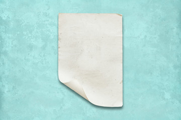 paper on wall