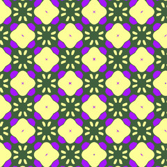 Abstract geometric pattern in ornamental style. Seamless desing texture for greeting card.