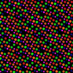 Obraz premium abstract background with circles. Floral seamless Pattern