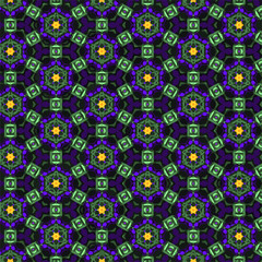 Abstract geometric pattern in ornamental style. Seamless desing texture for greeting card.