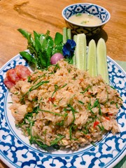 risotto with mushrooms and vegetables