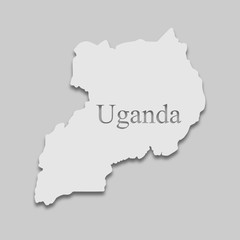 Uganda map