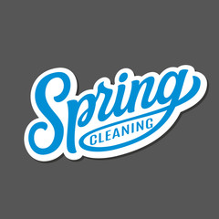 Spring cleaning text - 314415246