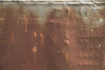 Metal background. Abstract grunge texture. Old rusty surface backdrop.