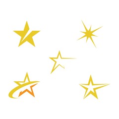 Obraz premium Set Star icon Template
