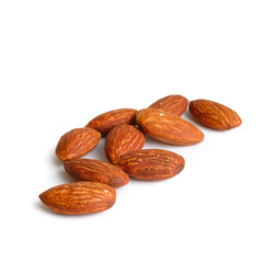 nuts or Almond nuts on a background new.