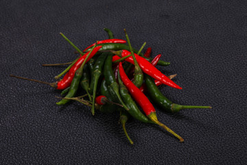 Hot and spicy Chili pepper heap