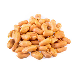 nuts or Peanuts with roasted on a background new.