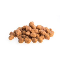 nuts or Peanuts with Crispy Coated on a background new.