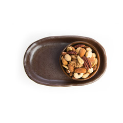 nuts or mix nuts on a background new.