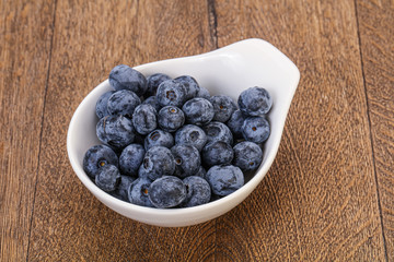 Sweet fresh juicy blueberries heap