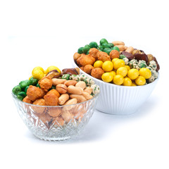 nuts or mix nuts on a background new.