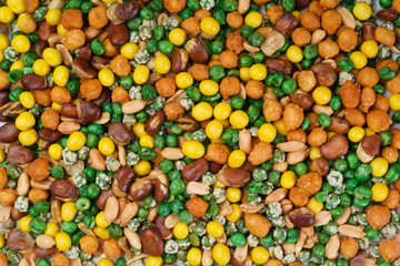 nuts or mix nuts on a background new.